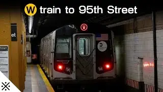 R160 W train to 95th Street Brooklyn