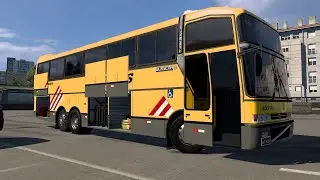 Busscar Jumbuss Volvo B10M Itapemirim Bus Passenger mod 1.49 | Euro Truck Simulator 2