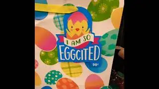 I am Eggcited, are you? Happy Easter 🐣 theme Gift Bags at Walmart, Florida, Orlando, USA. #shorts