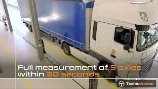 TechnoVector contactless Heavy duty wheel alignment systems