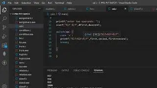 how to create calculator using c programing