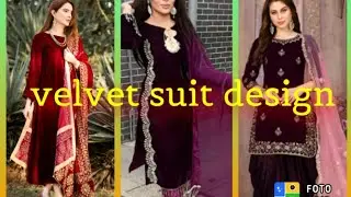 velvet suit design #latest #beautiful #viral #winter #new