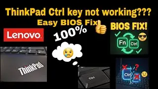 ThinkPad Control Key Not Working? Fix It in BIOS (Fn & Ctrl Swap Solution)