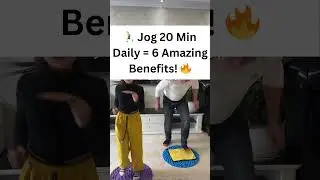 Jogging 20 Min = Life Changing Benefits! 🔥