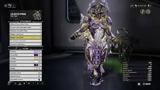 warframe 4th skin HILDRYN PRIME fashion frame detailed