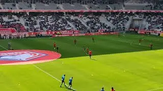 LOSC-Bordeaux 36ejourn&eacute;e: &Eacute;chauffement des joueurs