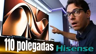 Hisense 110UX &ndash; A TV MAIS PODEROSA do Brasil | 110&rdquo; MiniLED 10.000 Nits, Dolby Vision & Atmos