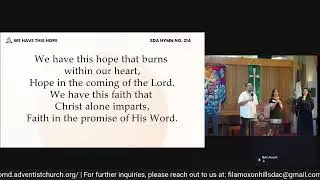 Filipino-American Oxon Hill SDA Church Worship Service 8/22/25