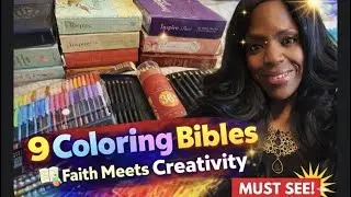 Coloring Bible Collection| Creative Devotional Journaling & Faith Art 