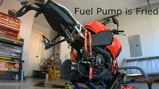 2009 Buell 1125CR Fuel Pump Replacement Pt1 - Disassembly