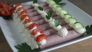 Stuffed Ham Rolls With Horseradish Cheese! ~Tasty & Quick Recipes