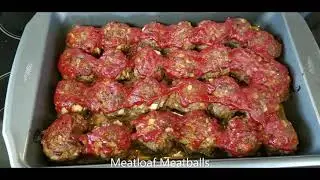 You will want these Meatloaf Meatballs Every Day / Mini Meatloaf Recipe