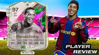 &iexcl;ESTA CARTA ES AURA PURA! 🤩 97 RONALDINHO &Iacute;CONO METAMORFO SBC PLAYER REVIEW FC 25