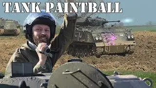 Paintballing in tanks!