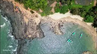 Gokarna Beach Escape: 4K Drone Flight | Indian Chill, Flute & Meditation Music for Deep Relaxation