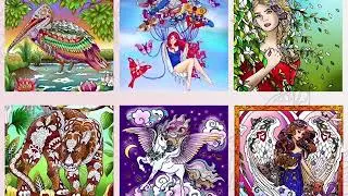 Color by Number for Adults (Exclusive pictures 1024Х768) 15sec