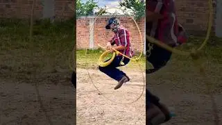 EL  ARTE DEL FLOREO: Joven practicando Floreo | Spinning the rope #shorts