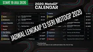 Jadwal Lengkap 13 Seri MotoGP 2020, Mulai Start 19 Juli
