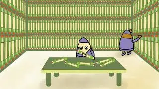 【28竹林の巻物絵本タケとノコ】竹林の種の巻物のお仕事の様子をお届けするよ