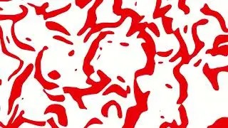 Long video background in the form of red and white dynamic spots. Screensaver for monitor or TV.