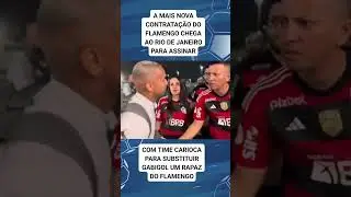 a mais nova contrata&ccedil;&atilde;o do  flamengo chega ao rio de janeiro