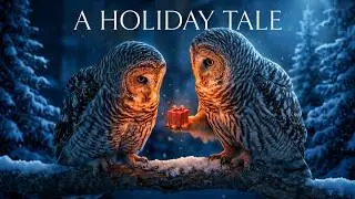 Adorable Owl Christmas Exchange 🎄 |One minute Musical Cinematic Holiday Greeting |