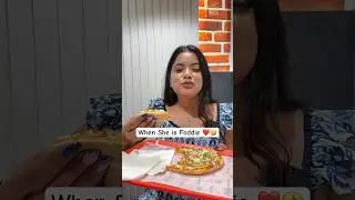 When She is Foddie ❤️🤣 #shorts #ytshorts #teratrigun #foddielover