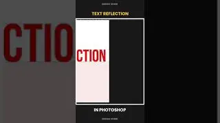 Text Reflection Effect in Photoshop