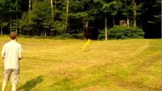 Flying wing hand-launch RC aerobatics - Thor by K&uuml;stenflieger