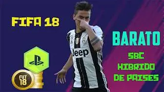 FIFA 18 SBC H&Iacute;BRIDO DE PA&Iacute;SES COMPLETO &iexcl;&iexcl;&iexcl;BARATO!!!
