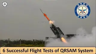 6 Successful Flight Tests of QRSAM System | DRDO & Indian Army