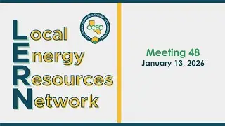 Local Energy Resources Network (LERN) Meeting #48