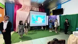 Young voices news broadcasting of kinder 🥇🎤