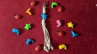 Crafty Critters: Macram&eacute; Turtle Bead Keyring Tutorial