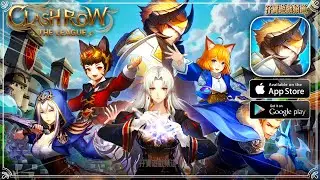 【手游试玩】ClashRow 一款具有高游戏性和高品质的策略模拟游戏，充满了单位和迷人的英雄角色 (Android)