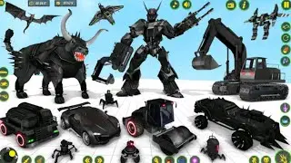 BULL ROBOT CAR TRANSFORMATION GAME PLAY...