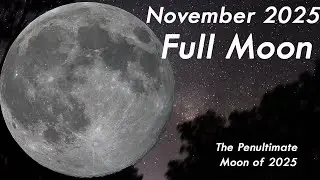 The November 2025 Full Moon Through my Telescope