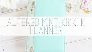 altered mint kikki k planner