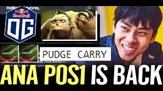 🔥 ANA Pudge Carry &mdash; Humblegod POS1 IS BACK Fun Warm Up HOOK and RUN Dota 2 Pro