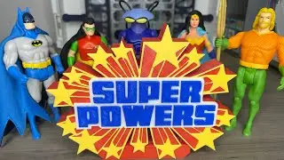 Review #28 McFarlane DC Comics Super Powers Wave 4 Batman, Robin, Black Manta, Wonder Woman, Aquaman