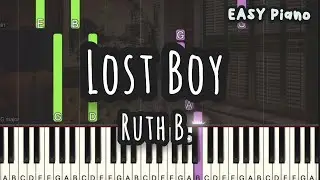 Ruth B. - Lost Boy (Easy Piano, Piano Tutorial) Sheet