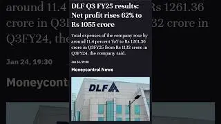 DLF - Q3 Result Net Profit rises 62%, 1055 crores