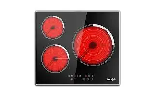 24 Inch Electric Cooktop, 3 Burner Built-in Ceramic Stove Top 220V-24 #eaffilifest #trending #viral