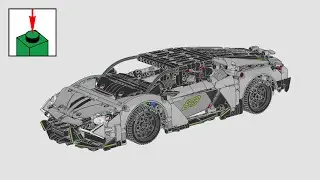 LEGO Technic 42214, Lamborghini Revuelto Super Sports Car - building instructions