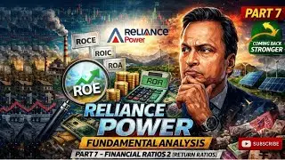 Reliance Power Fundamental Analysis Part 7 | Financial Ratio Explained |  #reliancepowersharenews