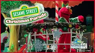 Sesame Street Christmas Parade in Stunning 8K | SeaWorld Orlando Holiday Celebration 2024