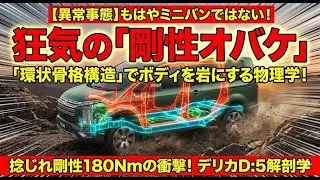 【デリカD:5解剖】常識外れのボディ剛性。エンジニアが「数値」に込めたロマンを紐解く