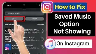 Saved Audio Missing On Insta Story | How to Fix Instagram Story Saved Audio Music Option Not Showing