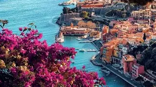 Nice Promenade des Anglais - Eze village - Monaco C&ocirc;te d'Azur 2021 4k
