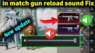 how to gun reload sound problem fix enemy fire sound problem fix interrupt method in pubg/bgmi